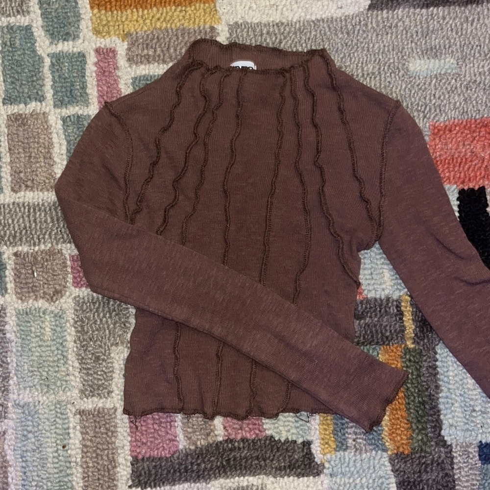 Textured Crop Top